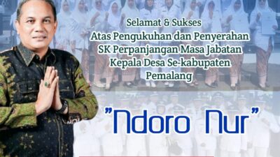 Ndoro Nur Mengatakan, Penyerahan SK Perpanjangan Kepala Desa, Itu Adalah Kebijakan Pusat