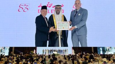 Pemberian Penghargaan International Certificate Hiasi Perayaan Hari Nasional Uni Emirat Arab di Jakarta