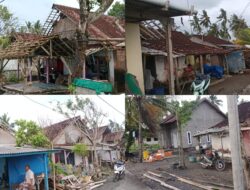 Angin Puting Beliung Terjang Rumah Warga Pebuahan Pantai Desa Banyubiru