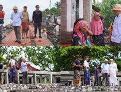 Bupati Jembrana Tinjau Warga yang Terdampak Angin Puting Beliung