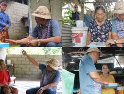 Komitmen Tunjukkan kepeduliannya, Bupati Tamba Turun Langsung Antarkan Makanan Siap Saji Bergizi kepada Lansia