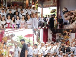 Bupati Kembang Mengapresiasi Semangat Ditunjukkan Hasil Karya Seni Ogoh-ogoh dari STT Jembrana.