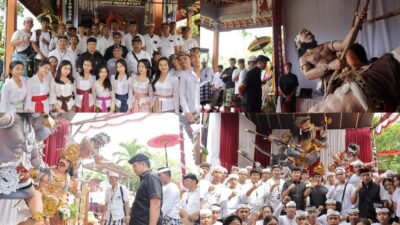 Bupati Kembang Mengapresiasi Semangat Ditunjukkan Hasil Karya Seni Ogoh-ogoh dari STT Jembrana.