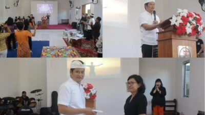 Bupati Kembang Hadiri Perayaan Paskah Bersama Persekutuan Wanita Kristen Jembrana