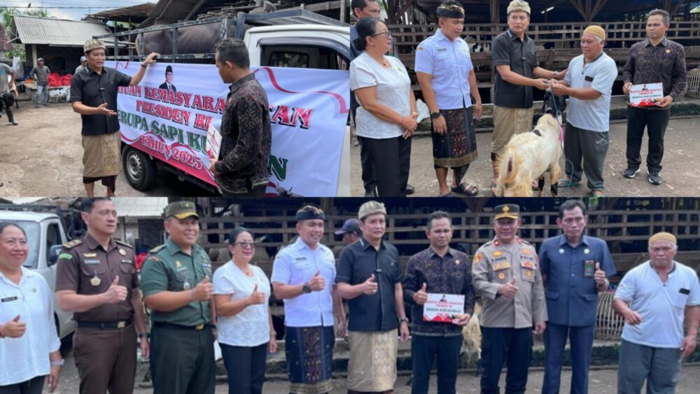 Bantuan Hewan Qurban Diserahkan kepada Umat Muslim di Jembrana Dalam Rangka Hari Raya Idul Adha 1446 H