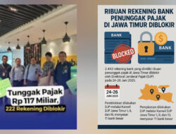 DJP Blokir Rekening Penunggak di Jatim, Bukti Penegakan Hukum Pajak Kian Tegas