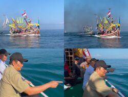 Bupati Bersama Wabup Jembrana Hadiri Acara Petik Laut di Pantai Pengambengan