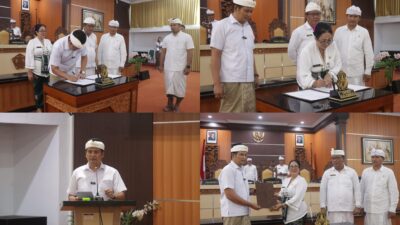 Bupati Kembang dan DPRD Jembrana Putuskan 16 Dinas Jadi 13