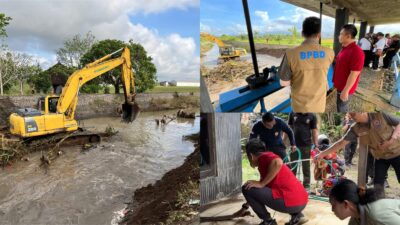 Pemkab Jembrana Gercep Normalisasi Sungai DAM Pasca Bencana Banjir di Wilayah Kecamatan Negara