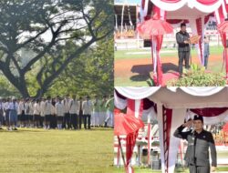 Bupati Kembang Pimpin Apel Peringatan Hari Kesaktian Pancasila Tahun 2025 di Lapangan Pecangakan Jembrana