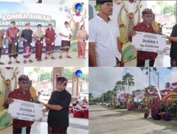 Pemkab Jembrana Berikan Hadiah kepada Pemenang Lomba Subak Kabupaten Jembrana 2025