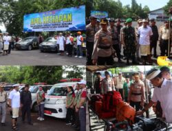 Wabup Patriana Ikuti Apel Pasukan Siaga Darurat Hidrometeorogi Kabupaten Jembrana