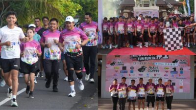 Bupati Kembang dan Wabup Patriana Ikuti Negaroa Fun Run, Semarakkan Semangat Kebersamaan
