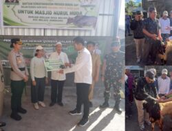 Bupati Kembang dan Wabup Patriana Serahkan Hewan Qurban ke Semua Masjid di Jembrana