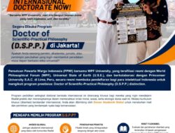 Kabar Baik! Program D.S.P.P. Resmi Dibuka di Jakarta, Siap Cetak Doktor Kelas Dunia