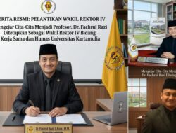 Raih Gelar Profesor dan Amanah Baru, Dr. Fachrul Razi Resmi Menjabat Wakil Rektor Universitas Kartamulia