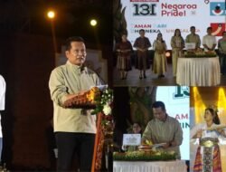 Tetap Semarak di Tengah Keterbatasan Anggaran, Malam Puncak HUT Kota Negara ke-131 Berlangsung Meriah