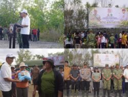 Sinergi Hijaukan Pesisir, Bupati Jembrana dan TNI Tanam 9.200 Mangrove di Tuwed Park