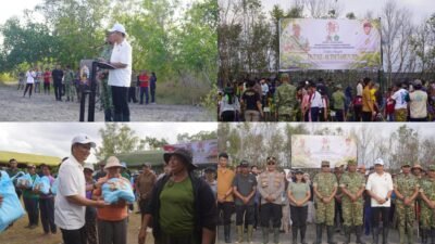 Sinergi Hijaukan Pesisir, Bupati Jembrana dan TNI Tanam 9.200 Mangrove di Tuwed Park