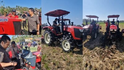 Dukung Ketahanan Pangan, Pemkab Jembrana Salurkan Bantuan Traktor Roda Empat ke Kelompok Tani