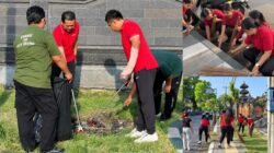 ASN Pemkab Jembrana Bersama Polres Gelar Aksi Bersih-Bersih Serentak di Sejumlah Titik