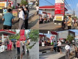 Pasca-Kelangkaan BBM, Pemkab Jembrana Gelar Gotong Royong Bersihkan Sampah di Area SPBU