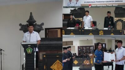 Bupati Kembang Lantik Pejabat Jembrana, Minta ASN Mampu Sosialisikan Program Unggulan